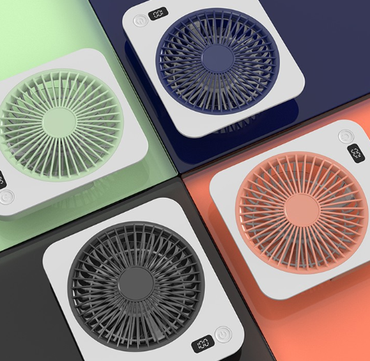 小型迷你电风扇办公室便携桌面USB充电款小风扇